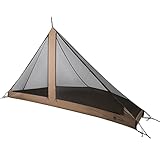 OneTigris Rock Fortress 2-3 Personen Halbkuppel Mesh Innenzelt mit 4000mm Zelt Bad Boden für Camping Wandern für 4-6 Personen Pyramidenzelt